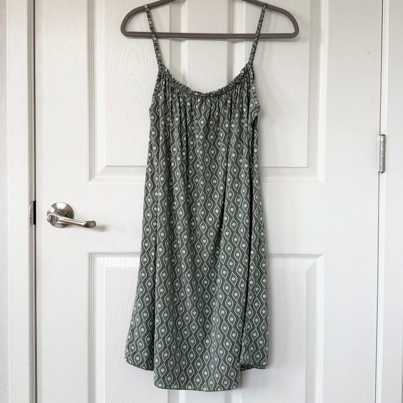 M Made In Italy Dresses & Skirts - Made in Italy Sage Green Floral Print Cottagecore Mini Dress
